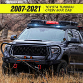 Roof Rack Cargo Basket Compatible with 2007-2021 Toyota Tundra CrewMax Cab | Yzona